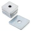 304 Stainless Steel Square Washers 50 Pack 1/2 ID x 2 OD LIDSCURA-0