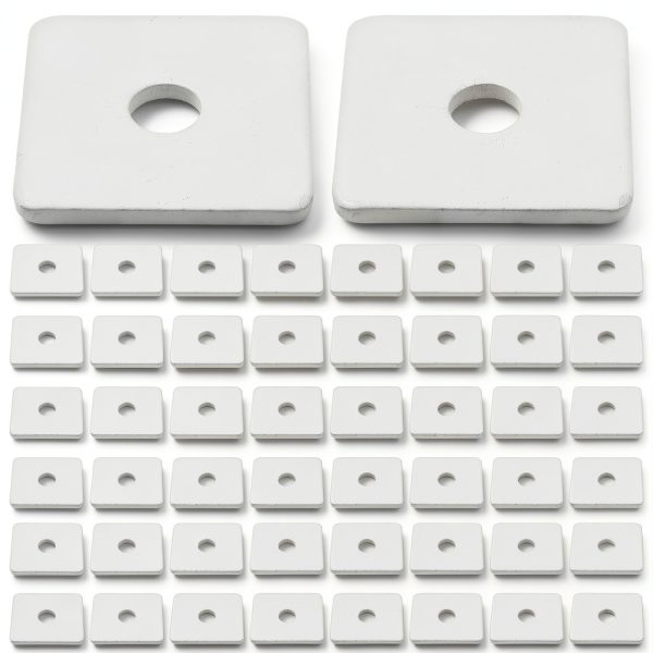 304 Stainless Steel Square Washers 50 Pack 1/2 ID x 2 OD LIDSCURA-6
